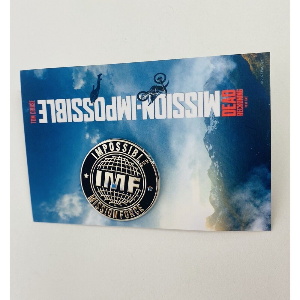 Mission Impossible Dead Reckoning Pt 1 (2023) IMF Mission Force Lapel Pin Final